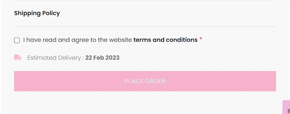 Estimated Delivery Date Widget - Woocommerce with Settings