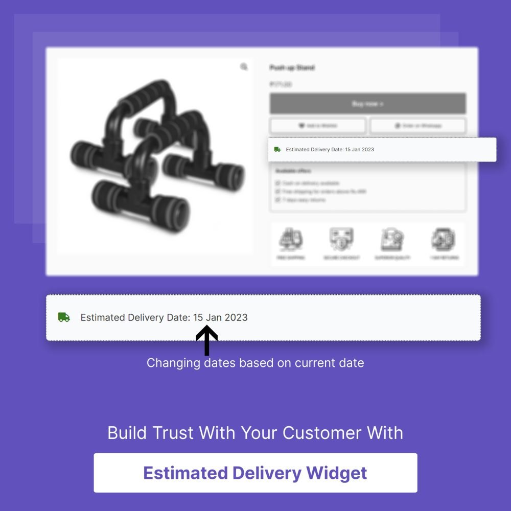 ESTIMATED DELIVERY DATE visual data 3