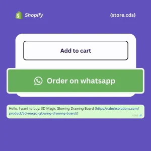 Estimated Delivery Thu, Jan 26th, 2023 (2) Order on Whatsapp Button - Shopify