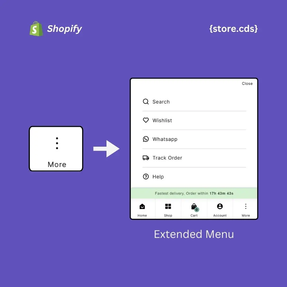Sticky Bottom Menu Bar
