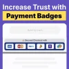 Bottom Menu - Shopify Payment Trust Bagdes - Shopify
