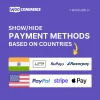 Show/Hide Payment Methods based on countries