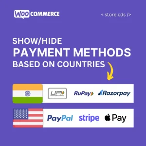 Payment Discount + COD Fees (1) Show/Hide Payment Methods based on countries