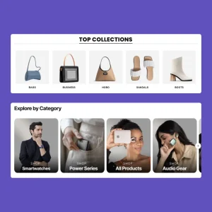 Showcase Collection - Category Grid & Slider