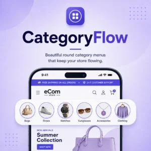 CategoryFlow - Round Category Menu Slider CategoryFlow - Round Category Menu Slider