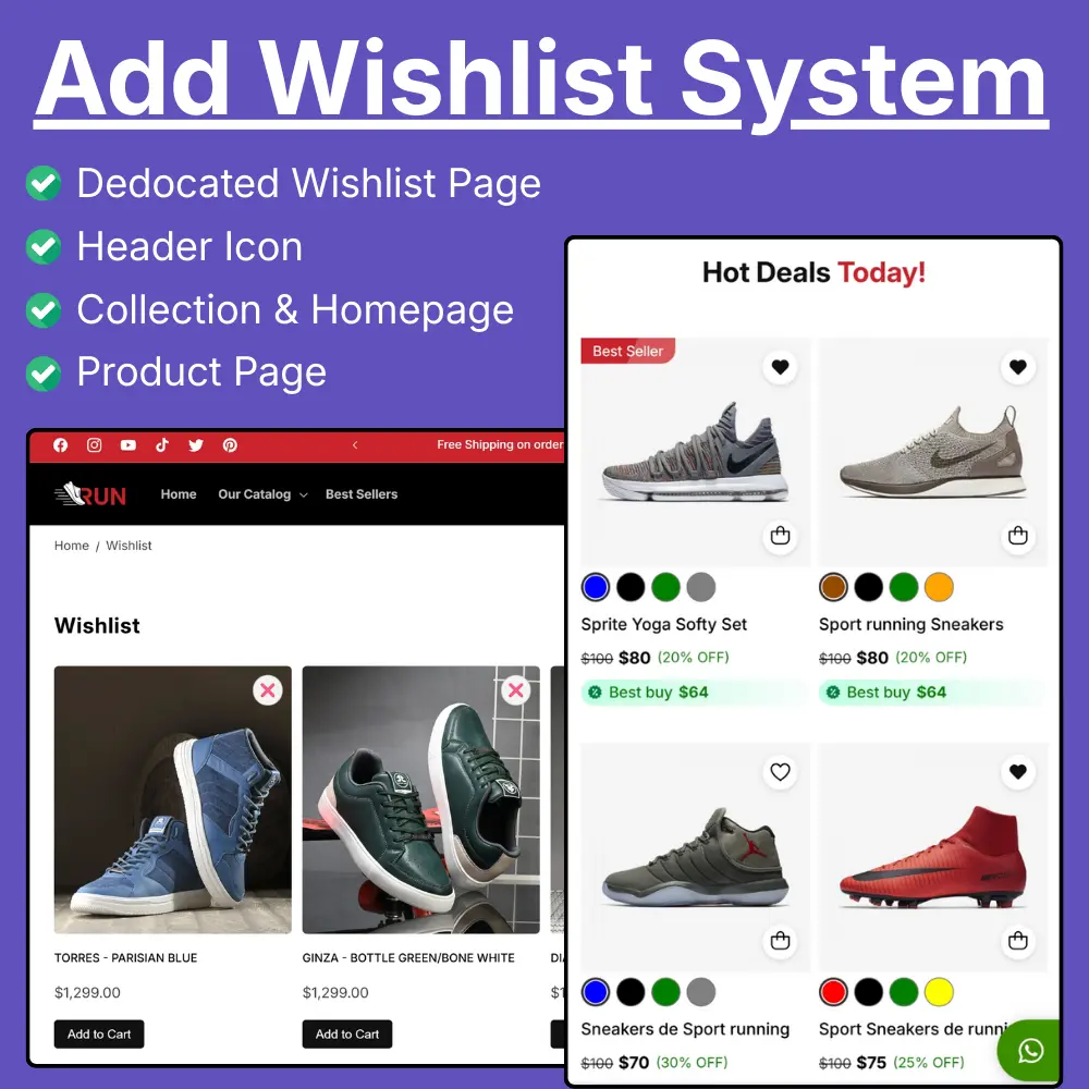 Wishlist Shopify