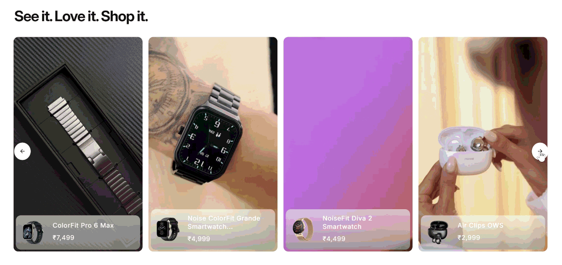 Electronics/Gadget Store Home Page Template - Video Slider