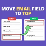 Move Email Field on Top