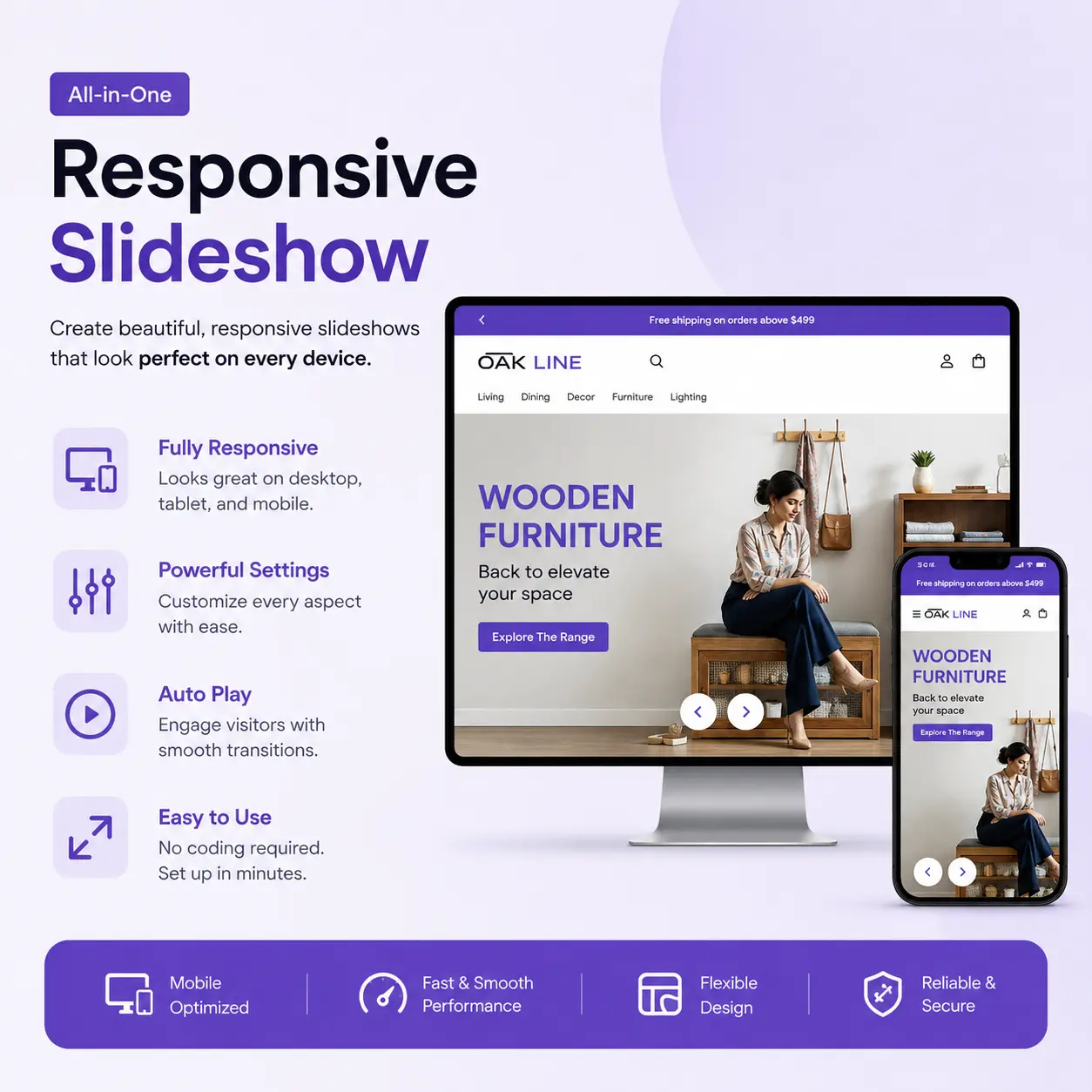 Advance Resonsive Slideshow